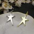 Metal Five Point Star Keychain Bag Charm Gift – Gold view 3