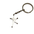 Metal Five Point Star Keychain Bag Charm Gift – Gold view 5