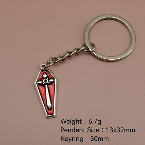 Zinc Alloy Cross Keychain Religious Gift Key Ring