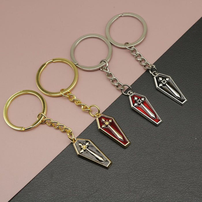Zinc Alloy Cross Keychain Religious Gift Key Ring
