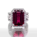 Luxury Square Zircon Pave Ring For Women, Palace Style Banquet Statement Finger Jewelry view 3