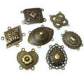 Antique Bronze Ethnic Style Multi Hole Connector, DIY Handmade Necklace Bracelet Pendant Finding view 1