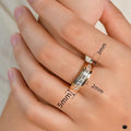 Vintage Palace Style Square Ring With Inlaid Zircon Fashion Personality Single Finger Jewelry view 4
