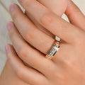 Vintage Palace Style Square Ring With Inlaid Zircon Fashion Personality Single Finger Jewelry view 3