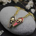 Zinc Alloy Coffin Skull Keychain Bag Charm Gift view 3