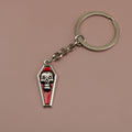 Zinc Alloy Coffin Skull Keychain Bag Charm Gift view 6