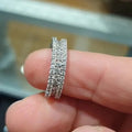 Simple Ring For Women With Full Inlaid Zircon, Shiny Fashion Engagement Wedding Single Ring view 3