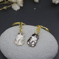 Zinc Alloy Enamel Cat Keychain Bag Charm Gift view 4