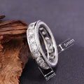 Minimalist Round Zircon Ring For Women, Classic Elegant Fashion Jewelry For Daily Wear view 3