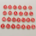 26pcs Set A-Z Enamel Letter Mini Charms Pendants For DIY Bracelet Necklace Jewelry Making view 4