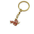 Enamel Dinosaur Keychain Cute Bag Charm Gift view 5