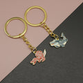 Enamel Dinosaur Keychain Cute Bag Charm Gift view 1
