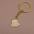Metal Octopus Keychain Bag Charm view 6