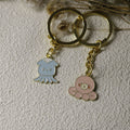 Metal Octopus Keychain Bag Charm view 2