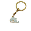 Metal Enamel Dolphin Keychain Ocean Bag Charm Gift view 5