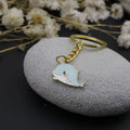 Metal Enamel Dolphin Keychain Ocean Bag Charm Gift view 4