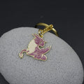 Metal Enamel Dragon Keychain Bag Charm Gift view 2