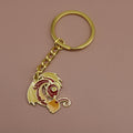 Metal Enamel Dragon Keychain Bag Charm Gift view 6