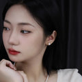 Light Luxury Geometric Faux Pearl Stud Earrings For Women, Fashion Chic Style Ear Jewelry view 3