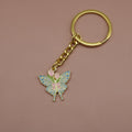 Metal Enamel Butterfly Keychain Bag Charm Gift view 6