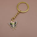 Metal Enamel Butterfly Keychain Bag Charm Gift view 4