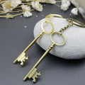 Metal Key Shape Keychain Bag Charm Key Ring view 4