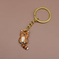 Zinc Alloy Enamel Cat Keychain For Cute Bag Charm view 4