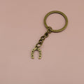 Metal Horseshoe Shape Keychain Bag Charm Gift Key Ring view 6
