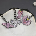 Zinc Alloy Enamel Bat Keychain Bag Charm Gift view 2