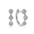 Simple Geometric Zircon Inlaid Earrings, Elegant Daily Wear Fashion Ear Jewelry For Women view 2