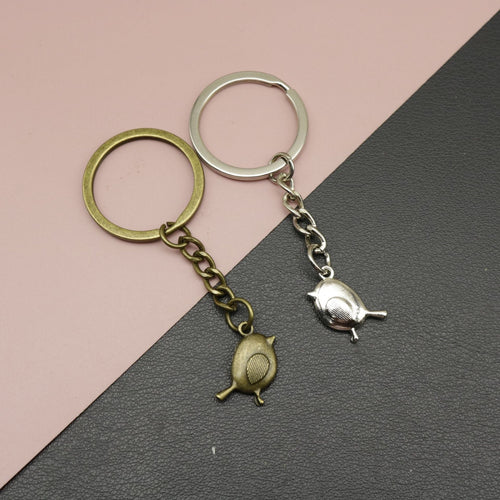 Zinc Alloy Cute Bird Shape Keychain Bag Charm Gift Accessory