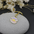 Metal Minimal Conch Shell Keychain Bag Charm Gift view 4