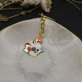 Metal Skull Oil-Drop Keychain Bag Charm view 3