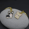 Zinc Alloy Enamel Dog Keychain Cute Bag Charm Gift view 4