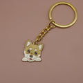 Zinc Alloy Enamel Dog Keychain Cute Bag Charm Gift view 6