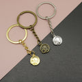 Zinc Alloy Alarm Clock Keychain Bag Charm Gift view 1