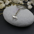 Zinc Alloy Wolf Shape Keychain Key Ring Gift view 2