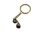 Metal Eyeglasses Keychain Fashion Bag Charm Gift view 5