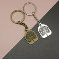 Metal Tree of Life Keychain Bag Charm view 1