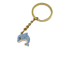 Zinc Alloy Enamel Dolphin Keychain Bag Charm Gift view 5