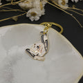 Zinc Alloy Enamel Bird Skull Keychain For Bag Charm Gift view 4