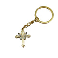 Metal Enamel Butterfly Cross Keychain Religious Bag Charm Gift view 5