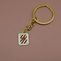 Metal Poker Card Keychain Bag Charm Gift view 6