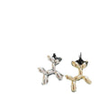 Y2K Alloy Balloon Dog Pendant Necklace Sweet Cool Hip Hop Animal Clavicle Chain Jewelry view 5