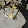 Zinc Alloy Gear Shape Keychain Key Ring Gift view 3