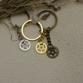 Zinc Alloy Gear Shape Keychain Key Ring Gift view 2