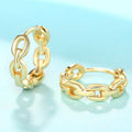 French Style Geometric Ear Cuff Earrings For Women, Minimalist European Fashion Ear Jewelry view 2
