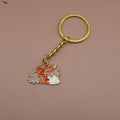 Zinc Alloy Animal Shape Keychain Bag Charm Gift view 6