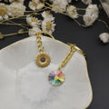 Enamel Flower Keychain Cute Bag Charm Gift view 4