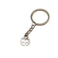 Zinc Alloy Gear Shape Keychain Key Ring Gift – Antique Copper view 5